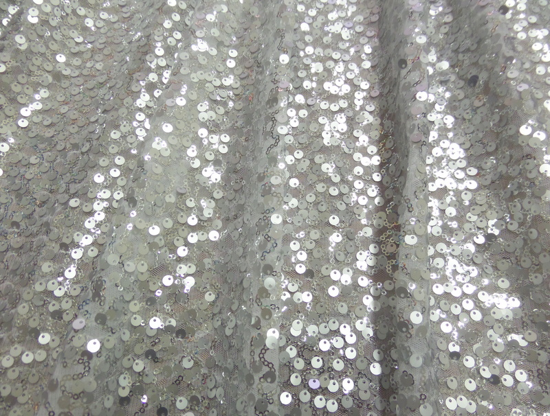 1.White-Silver Fashion Sequins